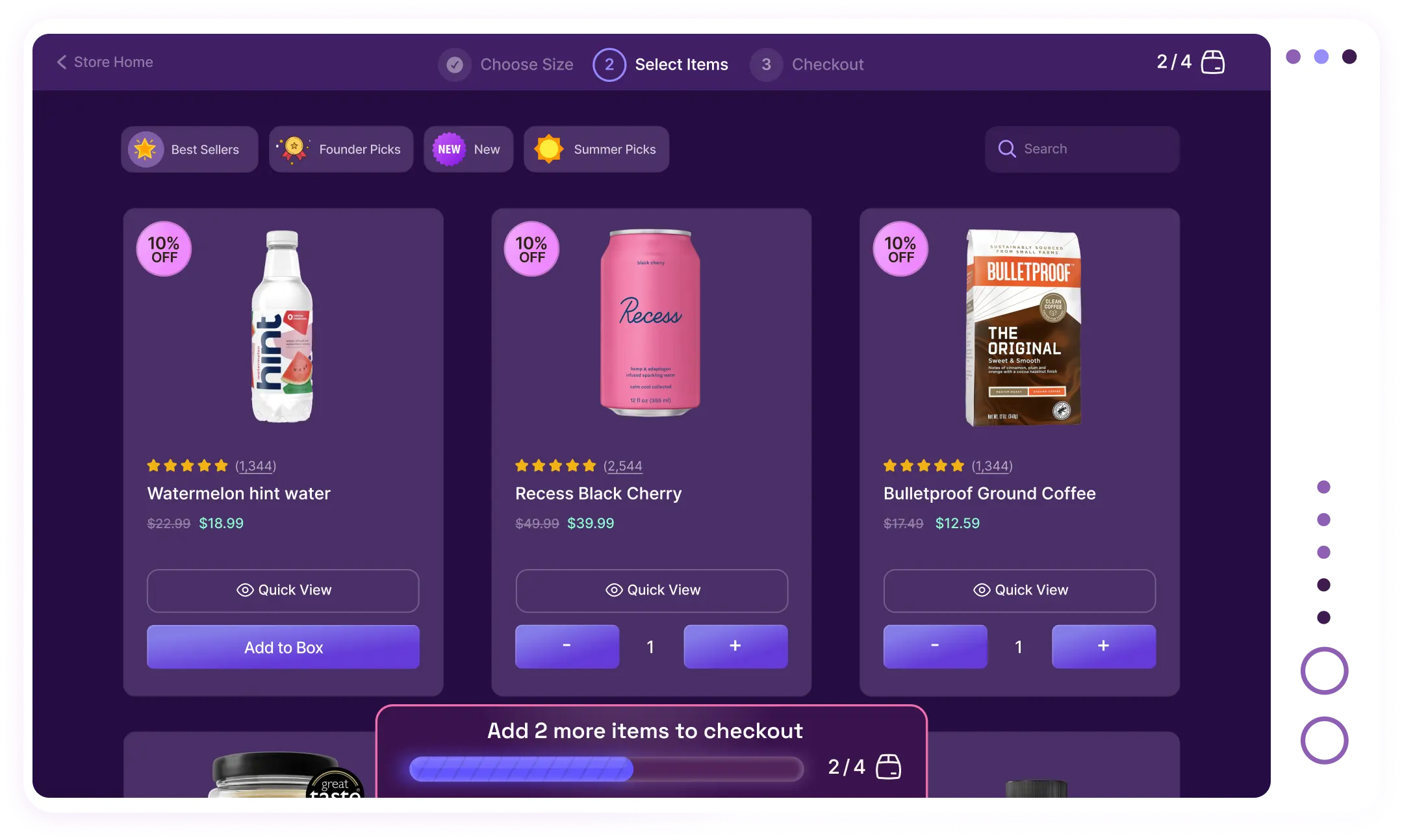 Mockup showing Bundle Boost in action.