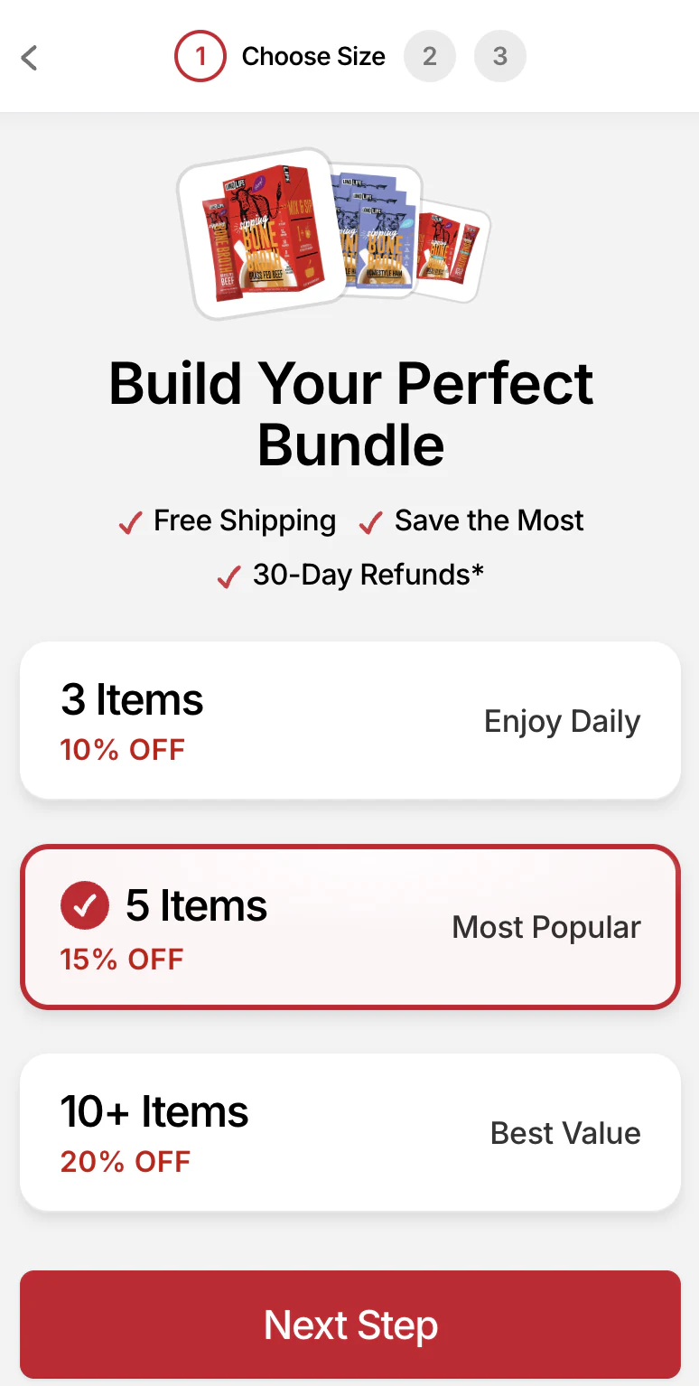 Lono Life Boost cart experience